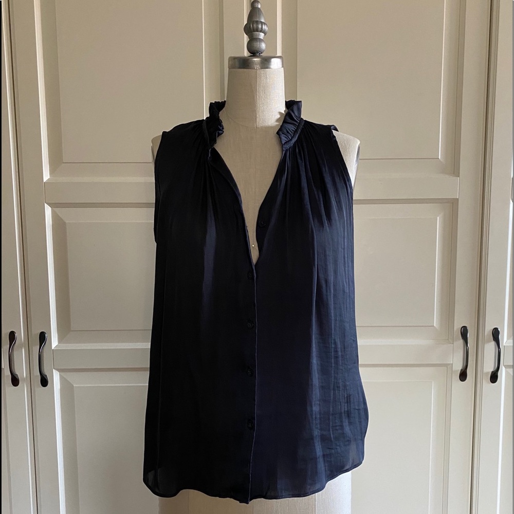 banana republic silk blouse
